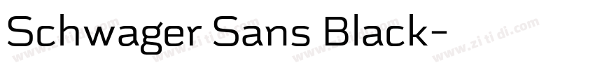 Schwager Sans Black字体转换 Schwager Sans Black字体转换